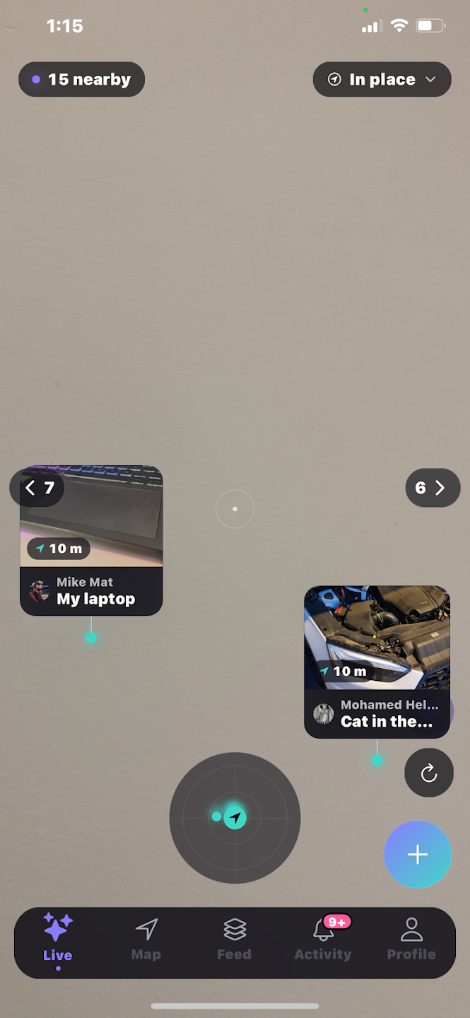 Hold your phone up. There they are.